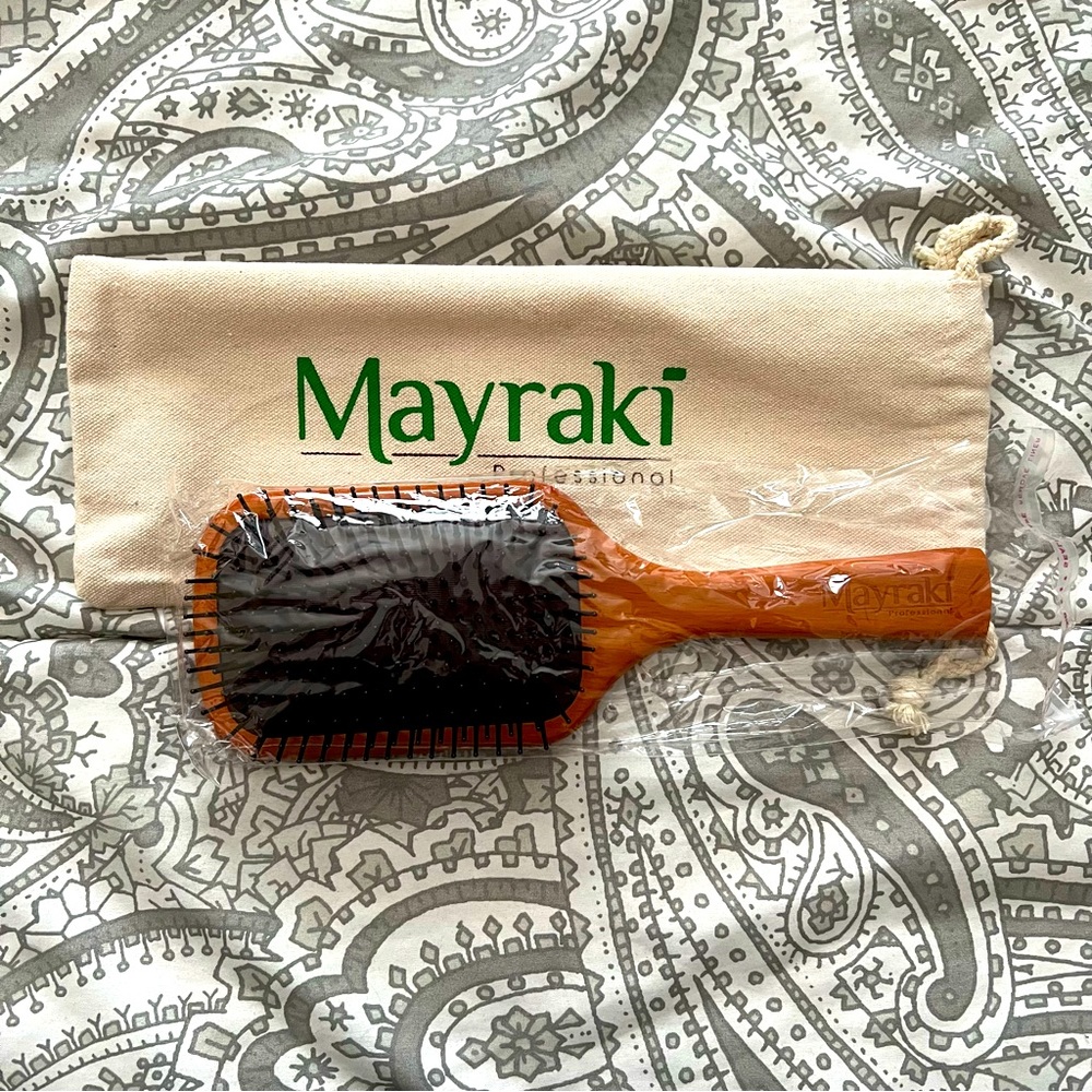 Mayraki Wooden Paddle Brush